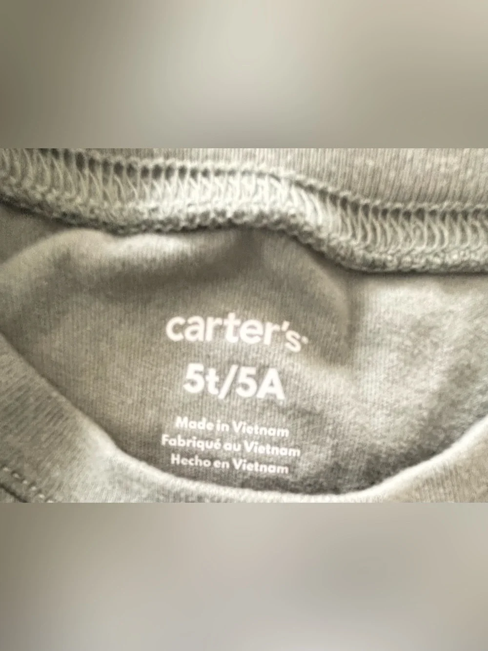 CARTER’S LONG SLEEVE TEE SHIRTS, size 5t